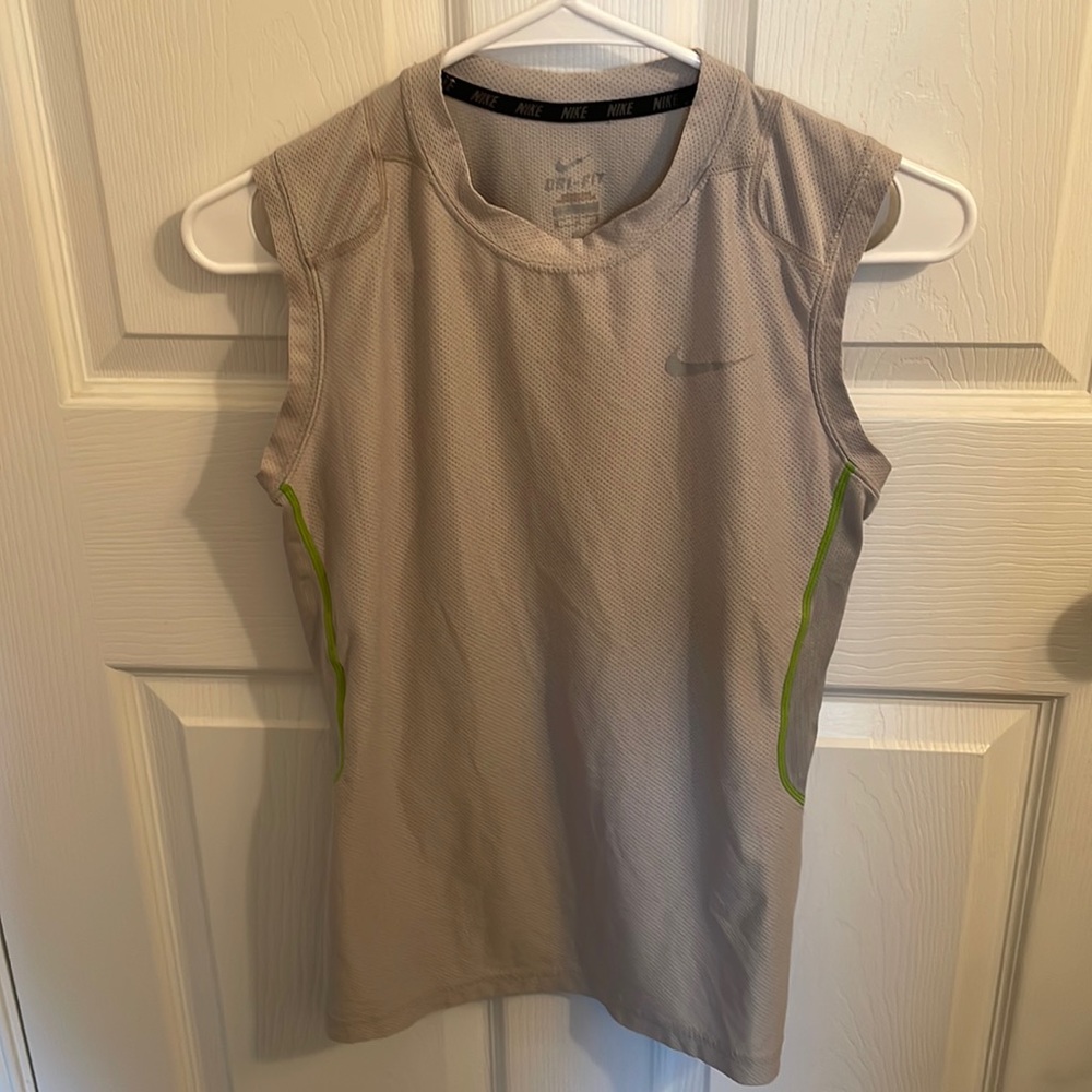 Nike dri fit Sleeveless tank top gray